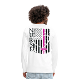 Nurse Flag Men's Premium Long Sleeve T-Shirt (CK1670) Updated+ - white
