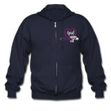 3873538299 Men's Zip Hoodie - navy