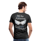 Wife Amazing Angel Men's Premium T-Shirt (CK1482U) - black