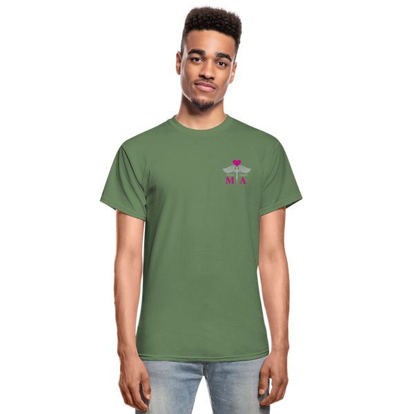 Medical Assistant Flag Gildan Ultra Cotton Adult T-Shirt - military green