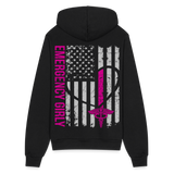3486027454  Bella + Canvas Unisex Full Zip Hoodie - black