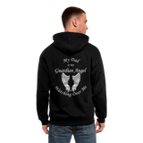 Dad Guardian Angel Gildan Heavy Blend Adult Zip Hoodie (CK3603) - black