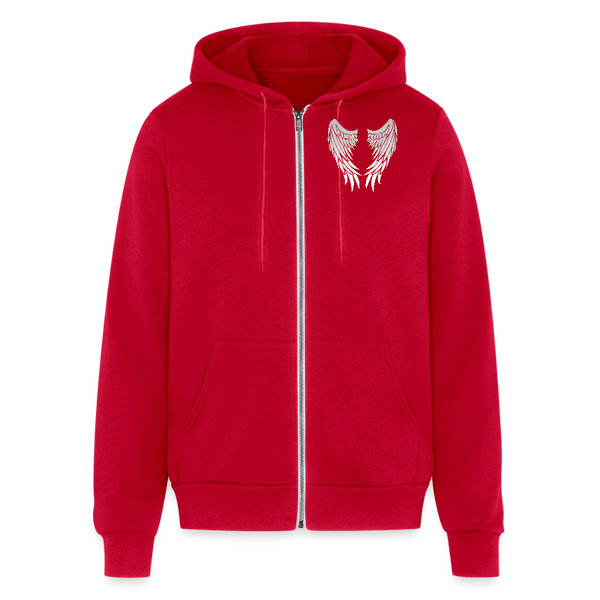 3951071148  Unisex Full Zip Hoodie - red