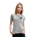 My Favorite Police Officer Calls Me Mom Women’s Premium T-Shirt (CK4138) Female officer - heather gray