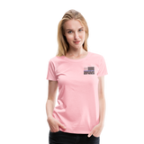 My Favorite Police Officer Calls Me Mom Women’s Premium T-Shirt (CK4138) Female officer - pink