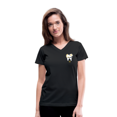 Department of Veteran Affairs Dental '23 Women's V-Neck T-Shirt - black