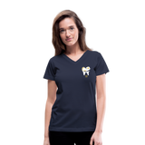 Department of Veteran Affairs Dental '23 Women's V-Neck T-Shirt - navy