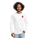 ER Nurse Flag Men's Premium Long Sleeve T-Shirt (CK6101) - white