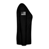 Melissa BSN, RN ER Nurse Flag Women's Premium Long Sleeve T-Shirt - black