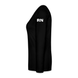 Melissa BSN, RN ER Nurse Flag Women's Premium Long Sleeve T-Shirt - black