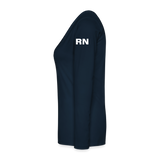 Melissa BSN, RN ER Nurse Flag Women's Premium Long Sleeve T-Shirt - deep navy