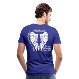 Husband Guardian Angel Men's Premium T-Shirt (CK3587) - royal blue