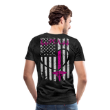 PCA Nurse Flag Men's Premium T-Shirt - charcoal grey