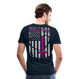 PCA Nurse Flag Men's Premium T-Shirt - deep navy