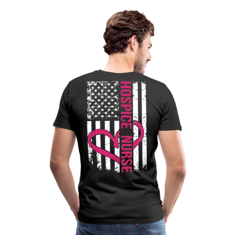 Hospice Nurse Men's Premium T-Shirt - black