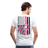 Hospice Nurse Men's Premium T-Shirt - white
