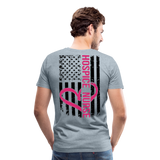 Hospice Nurse Men's Premium T-Shirt - heather ice blue