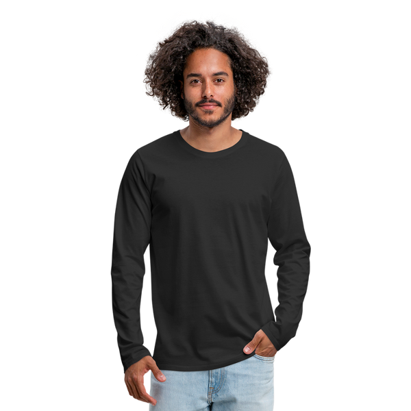 Critical Care Nurse Men's Premium Long Sleeve T-Shirt - black