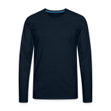 Critical Care Nurse Men's Premium Long Sleeve T-Shirt - deep navy