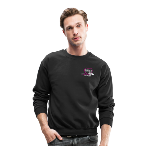 Nurse Flag Crewneck Sweatshirt - black