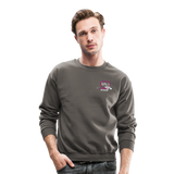 Nurse Flag Crewneck Sweatshirt - asphalt gray