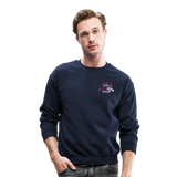 Nurse Flag Crewneck Sweatshirt - navy