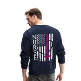 Nurse Flag Crewneck Sweatshirt - navy
