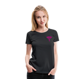 Nurse Flag Women’s Premium T-Shirt (CK3903) - black