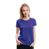 Nurse Flag Women’s Premium T-Shirt (CK3903) - royal blue