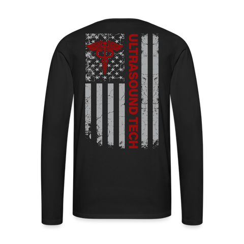 ULTRASOUND TECH Men's Premium Long Sleeve T-Shirt - black