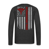 ULTRASOUND TECH Men's Premium Long Sleeve T-Shirt - charcoal grey