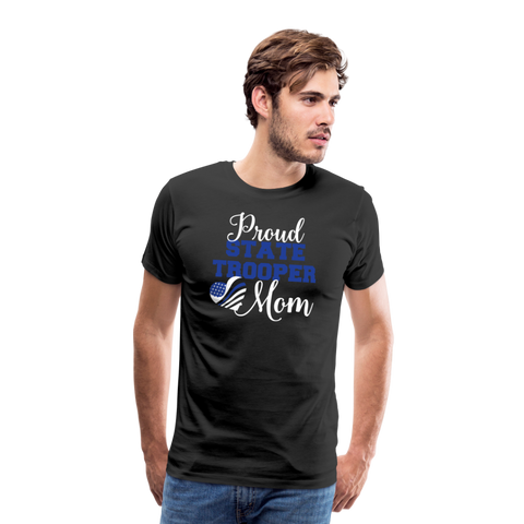 State Trooper Mom Men's Premium T-Shirt - black