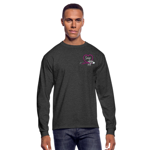 3077511405 Men's Long Sleeve T-Shirt - heather black