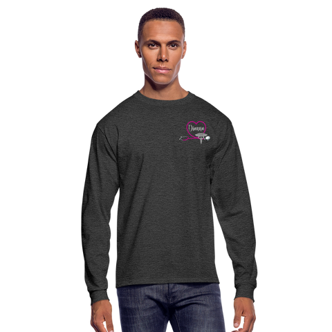 3091693552 Men's Long Sleeve T-Shirt - heather black