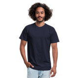 My Favorite State Trooper Calls Me Mom Unisex Jersey T-Shirt by Bella + Canvas - navy