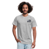 Police Officer Mom Unisex Jersey T-Shirt by Bella + Canvas (CK4138) - heather gray