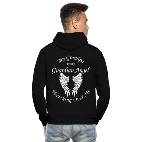 My Grandpa is my Guardian Angel Gildan Hoodie (CK3556) - black