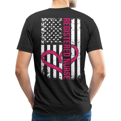 Registered Nurse Unisex Tri-Blend T-Shirt - heather black
