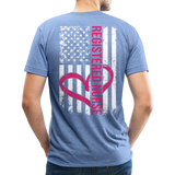 Registered Nurse Unisex Tri-Blend T-Shirt - heather blue