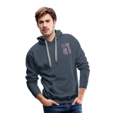 Nurse Flag Gildan Heavy Blend Adult Hoodie (CK1311) - heather denim