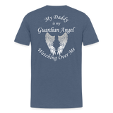 Daddy Guardian Angel Kids' Premium T-Shirt (CK1380) - heather blue