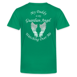 Daddy Guardian Angel Kids' Premium T-Shirt (CK1380) - kelly green