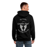 My Father Guardian Angel Men's Zip Hoodie CK3607 - black