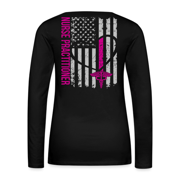 3268304407 Women's Premium Long Sleeve T-Shirt - black