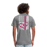 Trauma Nurse Unisex Jersey T-Shirt by Bella + Canvas - slate