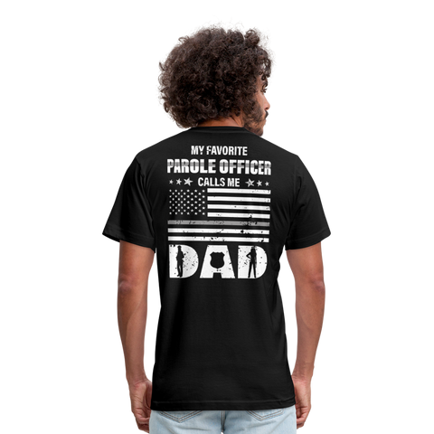 Parole Officer Unisex Jersey T-Shirt by Bella + Canvas - black