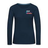 Delray Women's Premium Long Sleeve T-Shirt - deep navy