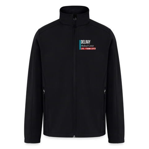 Delray Trauma Resus RN Men’s Soft Shell Jacket - black
