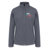 Delray Trauma Resus RN Women’s Soft Shell Jacket - gray