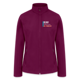 Delray Trauma Resus RN Women’s Soft Shell Jacket - raspberry